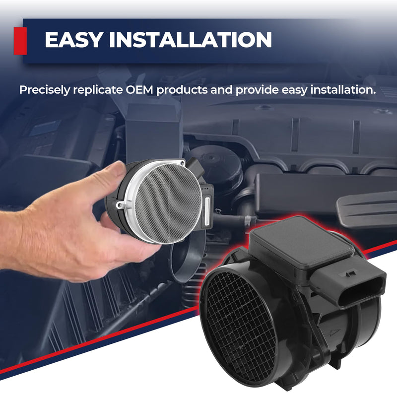 MOSTPLUS 5WK96431 Direct Replacement MAF Mass Air Flow Sensor Meter MAF Compatible for Hyundai 28164-23700