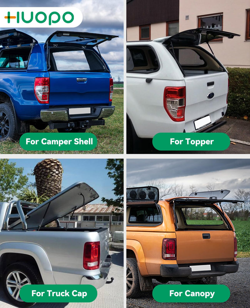 C16-20651 18.7 inch 40lbs/178N Gas Strut for Leer Camper Shell Replacement Parts, 19" Gas Shocks Spring Lift Support for Truck Cap, are Snugtop Topper Canopy, Toolbox Lid, Rear Hatch, RV Door, 2 PCS 18 inch 40lb/178N