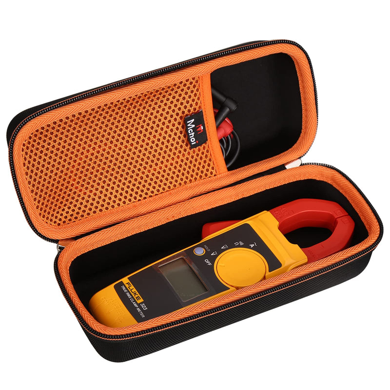 Mchoi Hard Carrying Case Fits for Fluke 323/324/325 Clamp Multimeter AC-DC TRMS, Case Only