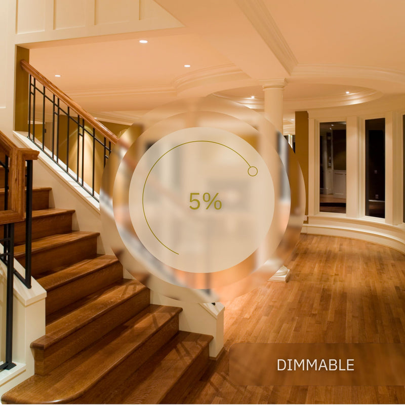 2 inch Round Bronze HO Downlight Luminaire, LED Recessed Light Fixtures Ceiling Lights, Dimmable 14-20W=125-175W,1200-1700 Lumens, CRI 90+, 5CCT Selectable 2700K|3000K|3500K|4100K|5000K Trim Round Bronze 2 inch HO