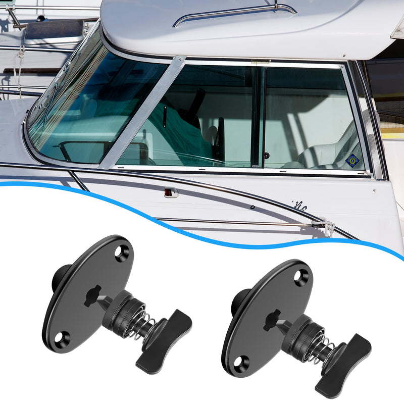 RunNico 4 Set Boat Windshield Fastener, Boat Windshield Clips for Boats Safety-Boat Windshield Replacement Accessories for Protecting Windows and Blocking Strong Winds (4)