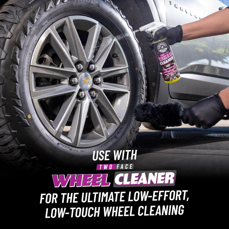 Chemical Guys Gerbil Wheel and Rim Brush, Safe for Exhaust, Tires, Rims, Engine Bays, & More 1 Count (Pack of 1)
