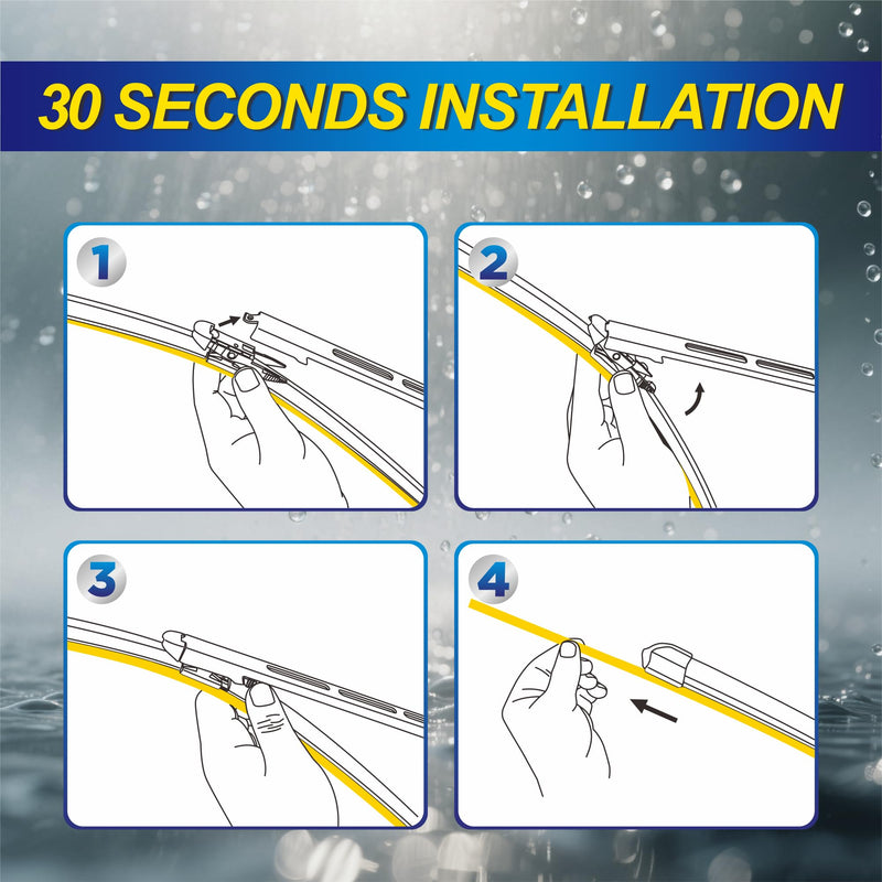 5 PLUS® Silicone Windshield Wipers Replacement for 2011-2024 Ford Explorer Wiper Blades(Set of 3),Automotive Replacement Windshield Wiper Blades For My Car-26"/22"/11" 16+(Ford Explorer 2011-2024)