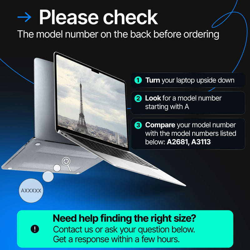 Magnetic Privacy Screen Compatible with MacBook Air 13.6" 2022, 2023, 2024, M2, M3 Anti-Blue Light Laptop Screen Protector Filter Blue Light Blocking Filter For MacBook Air 13.6" (2022-2024, M2, M3)