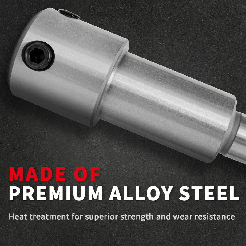 S&F STEAD & FAST Annular Cutter Arbor, Morse Taper MT2 to 3/4 Inch Weldon Shank, Annular Cutter Adapter Used on Drill Press for Annular Cutters MT2-Standard