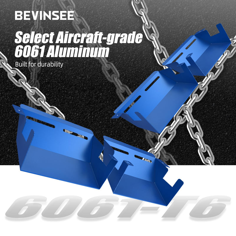 Bevinsee Dynamic Aire Intake Scoops Cold System Compatible with N54 Engine, Cold Aire Intake Scoop Compatible with E92 E90 E93 323i 325i 328i 330i 335i 335d 2007-2012, Blue, 2pcs