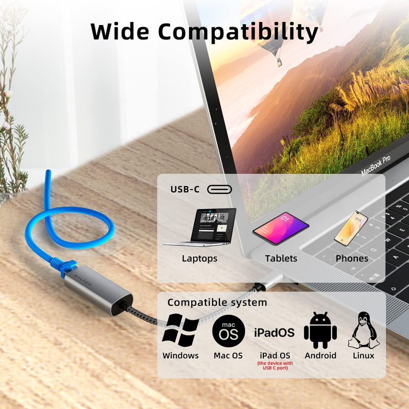 USB C to 1Gbps Ethernet Adapter & USB 3.0 to 1Gbps Ethernet Adapter Bundle
