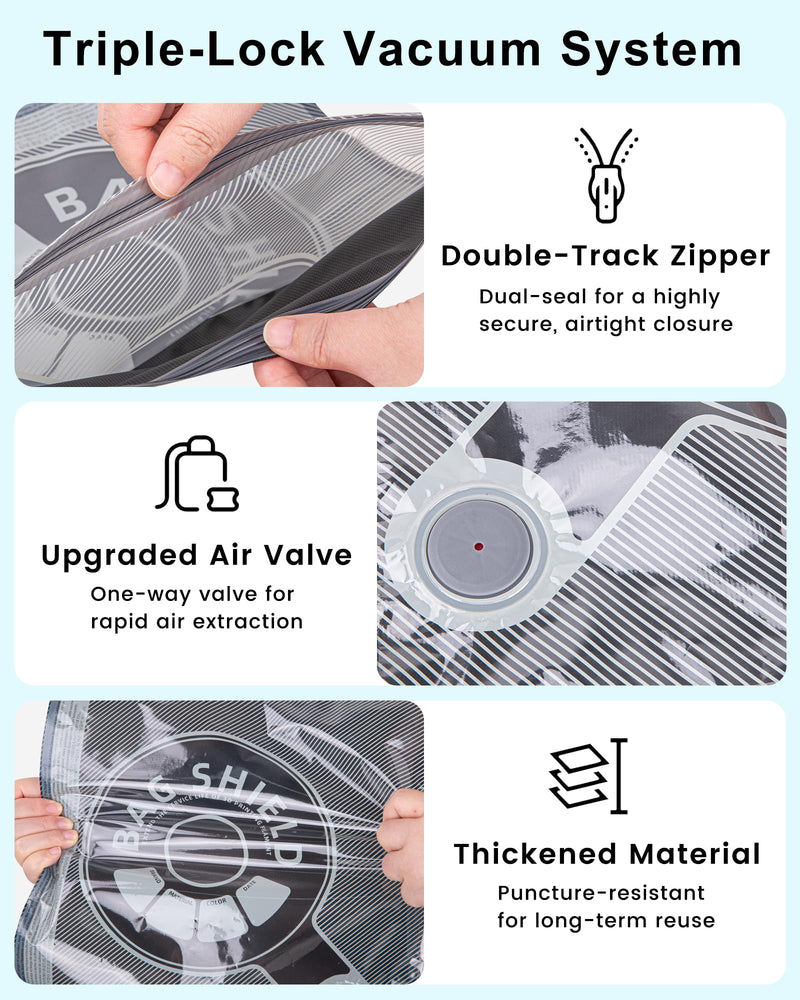 3D Printer Filament Storage Bags, Thickened Vacuum Sealed Bags for Keeping Dry, 1.75mm 2.85mm Spools, Light-Proof Moisture-Proof, Fits 0.5KG 0.75KG 1KG Filament, with or without Pump | Bags Only · Bambu Lab Prusa Creality · PLA PETG ABS ASA TPU Nylon ·...