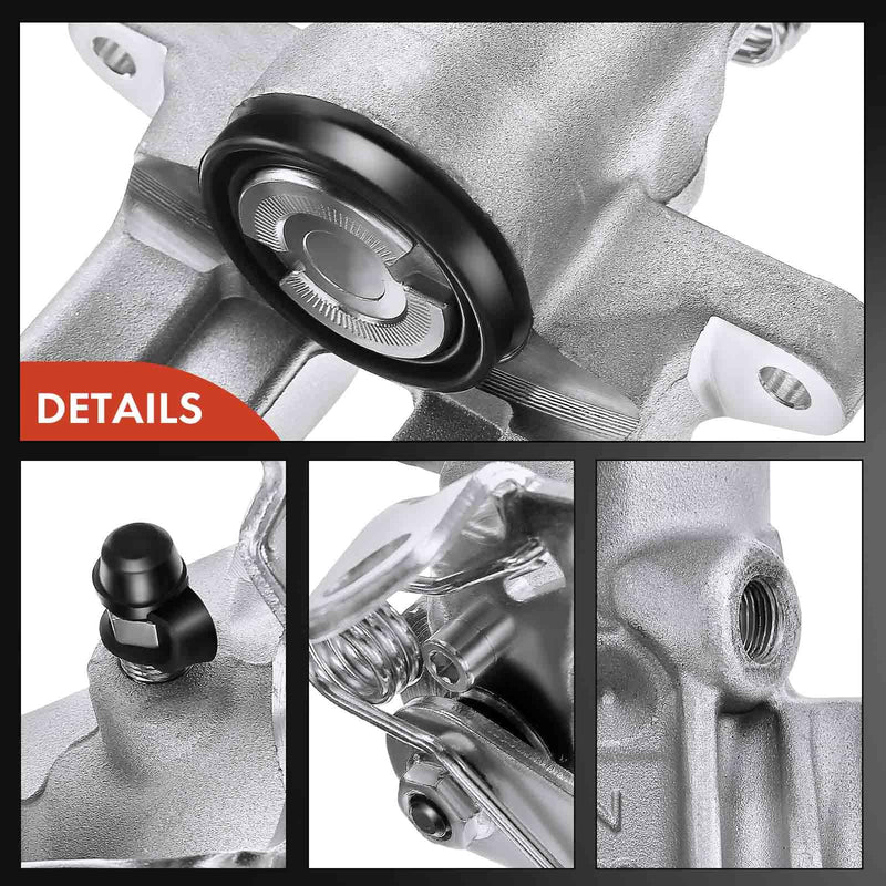 A-Premium Disc Brake Caliper Assembly without Bracket Compatible with Volkswagen and Audi Models - A3 2010-2013, Jetta 2012-2015, Golf 2011, Beetle 2014-2015, Eos 2011-2015 - Rear Right Passenger Side Rear Passenger