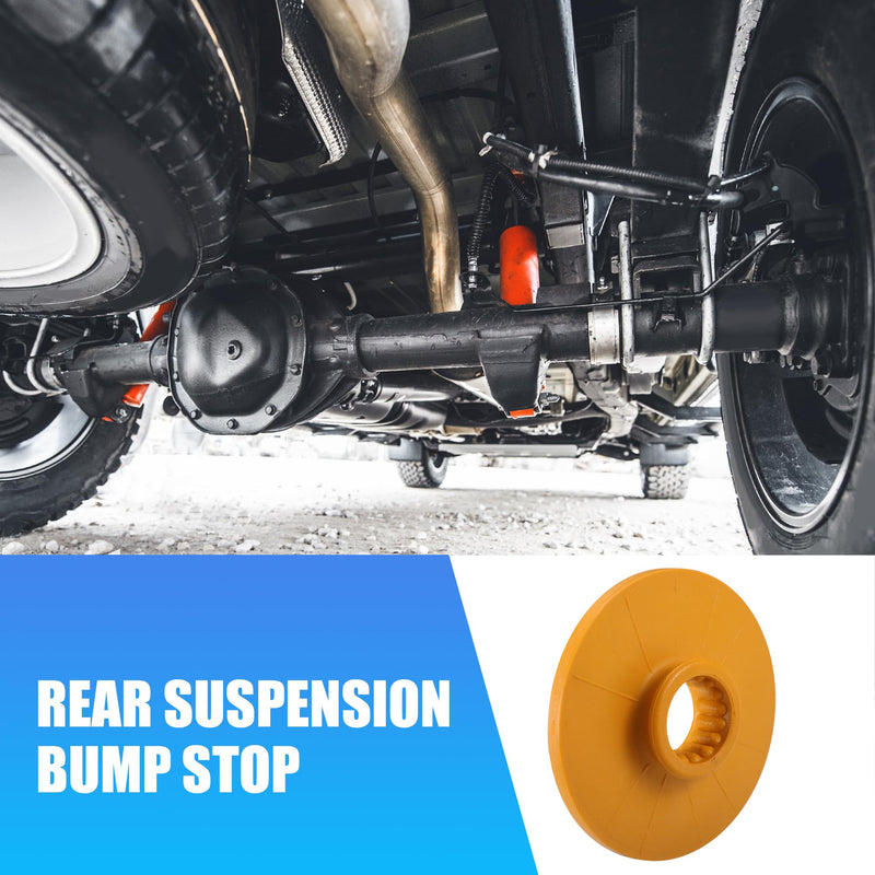 X AUTOHAUX 2pcs 5.31 Inch Rear Suspension Bump Stop Strut Bumper Bump Stop for Chevrolet Impala 2014-2020 No.13330714 Rubber Yellow