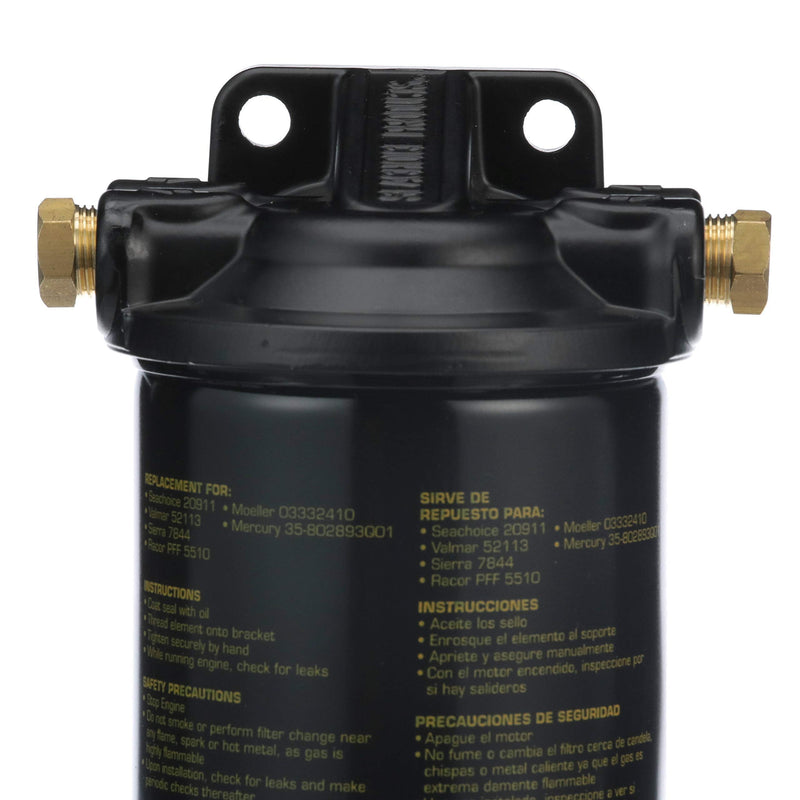 Seachoice Replacement Fuel/Water Separator Canister, 28 Micron