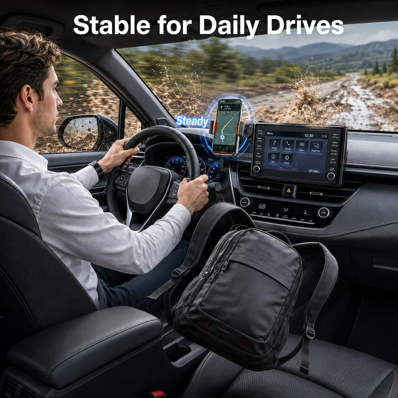 Car Phone Holder for 2019-2026 Toyota Corolla/Corolla Hatchback & 2022-2026 Corolla Cross Accessories, 8-Inch Screen Phone Mount with Up to 15W Fast Wireless Charging, Auto-Clamping, 360° Rotation