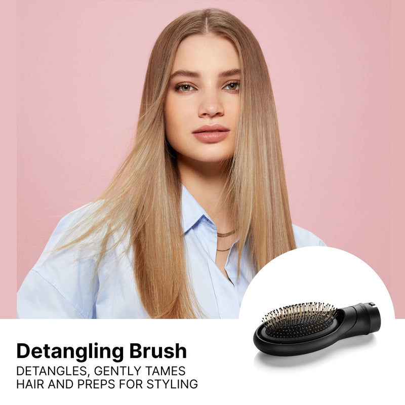 Bellissima 6-in-1 Hot Air Styler & Volumiser Hair Dryer Brush | Ionic, Ceramic & Keratin Technology, 1000W, 2 Heat/Speed Settings, Smooth, Frizz-Free Volume, All Hair Types 6 in 1 Hot Air Brush