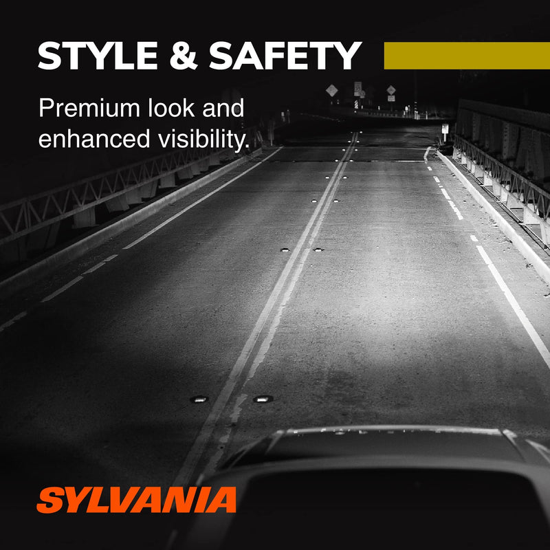 SYLVANIA - 168 T10 W5W LED White Mini Bulb - Bright LED Bulb, Ideal for Interior Lighting - Map, Dome, Cargo and License Plate (Contains 2 Bulbs)