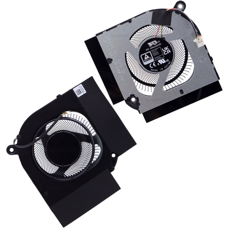 Deal4GO 12V CPU & GPU Graphics Cooling Fan Replacement for Acer Nitro 5 AN515-58 AN517-55 AN515-46 AN517-42 AN515-58-57Y8 AN515-58-525P CPU w/ GPU Fan set