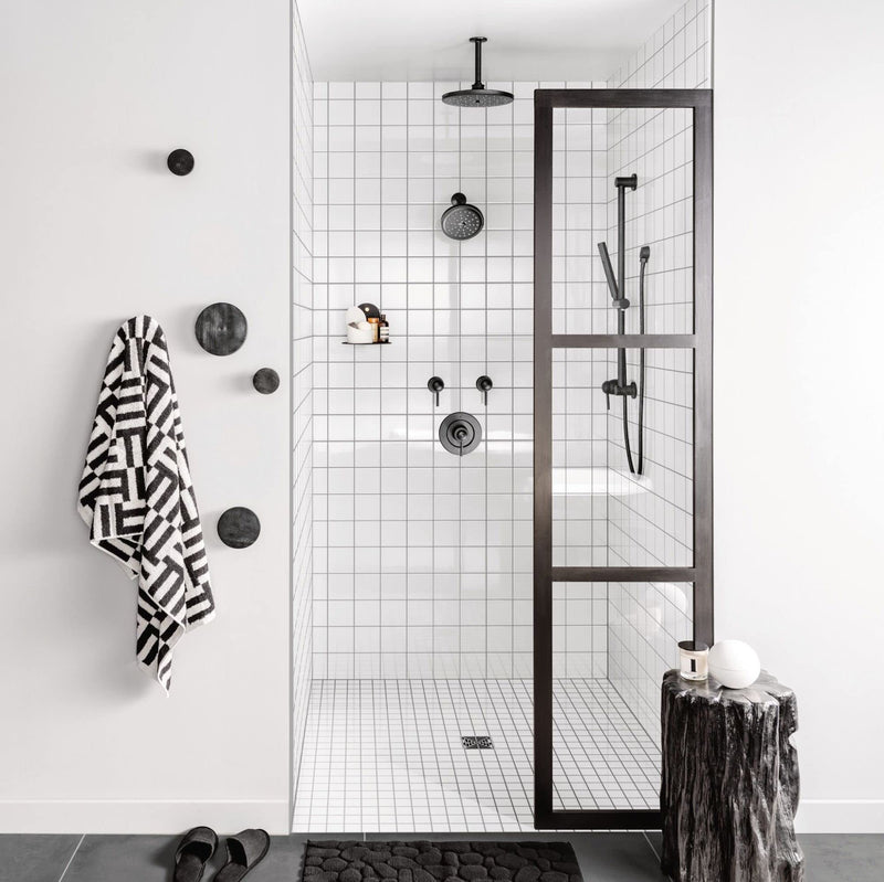 Moen Wrought Iron Extended 12-Inch Straight Overhead Shower Arm, 226651WR