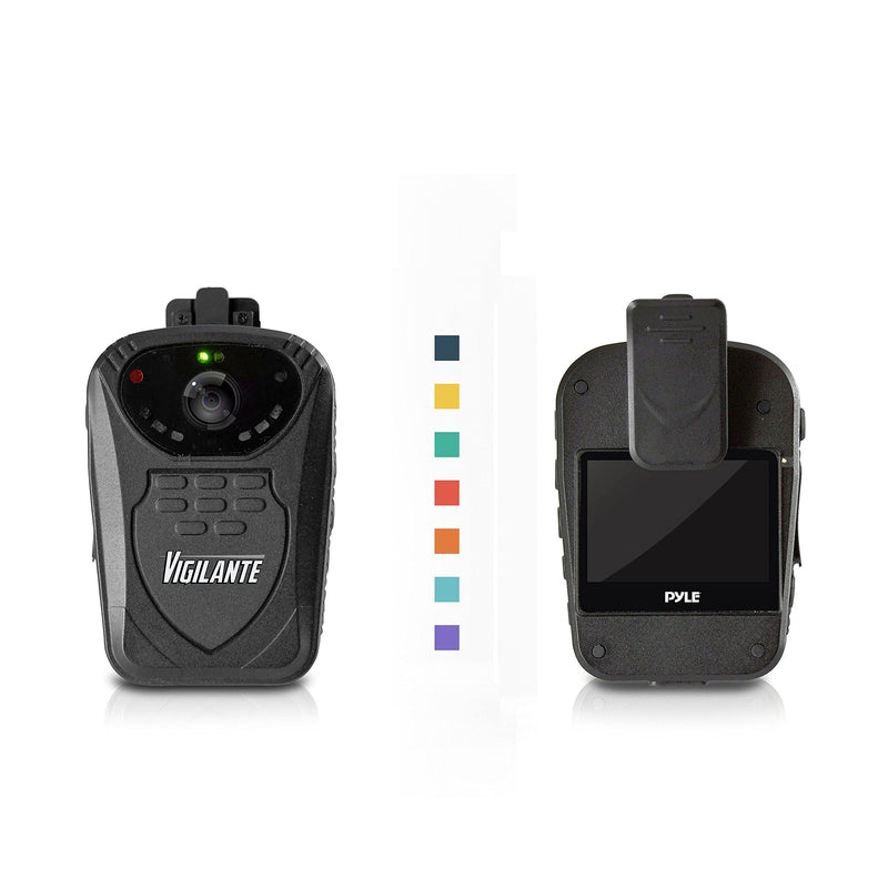 Pyle Updated Wireless Camera, Compact Security Wireless Cams, Audio Video Recording, Night Vision, Rechargeable Batteries, Memory 16GB LCD Display, Splash Proof Water Resistant, Police Camera