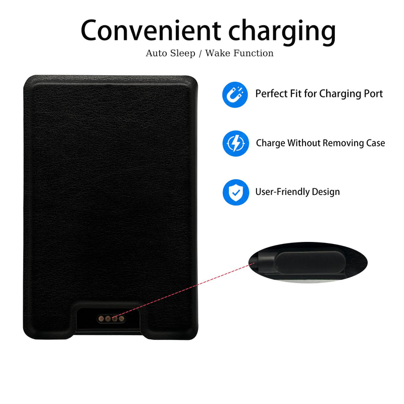 Slim PU Leather Case for Xteink X3 E-Reader | Lightweight Design, Daily Carry，Magnetic closure function，High degree of fit，Convenient for charging black