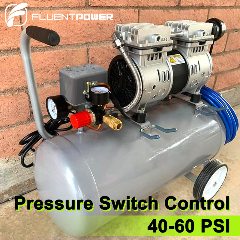 FLUENTPOWER Water Pressure Switch 40-60 PSI, Well Pump Control Air-Pump Switch with 1/4" Female NPT, Low Pressure Cut-Off Switch, Adjustable Differential Double Spring Pole
