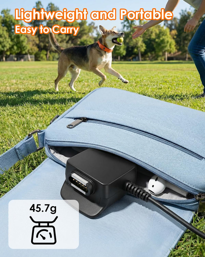 Magnetic Tyce-C Charging Cable, Replacement Charger Cord Compatible with Halo Collar 4 5, Dog GPS Fence Collar 2 pack