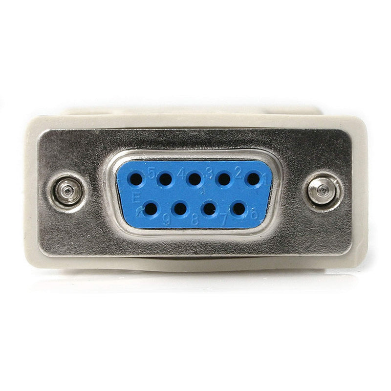 StarTech.com DB9 RS232 Serial Null Modem Adapter - F/F - Null modem adapter - DB-9 (F) to DB-9 (F) - NM9FF 1 Count (Pack of 1)