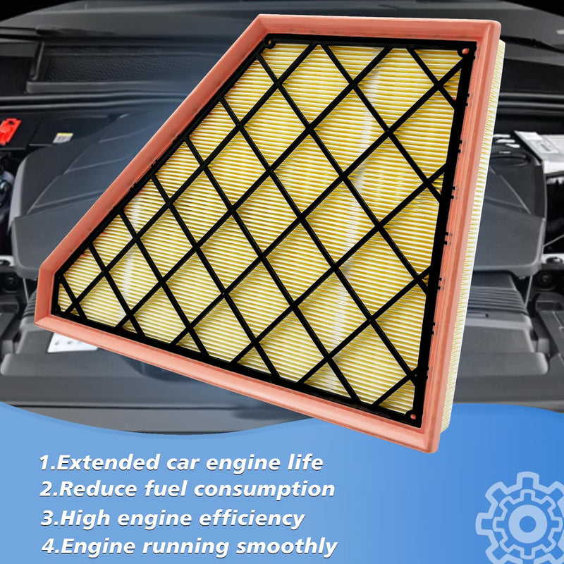 Cabin and Engine Air Filter Fits for Traverse 2018-2025, Blazer 2019-2025, Acadia 2017-2025, Enclave 2018-2025, XT5 2017-2025, XT6 2020-2025, Fits 23321606, CA12166, CF11966 CF11966 & CA12166