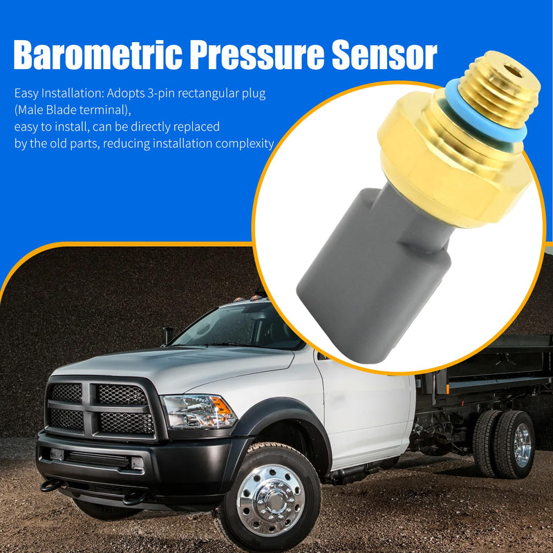 68002442AA Barometric Pressure Sensor, Replacement for Dodge Ram 2500 3500 4500 5500 L6 6.7L 2007-2012, Replaces 9047163 4921746