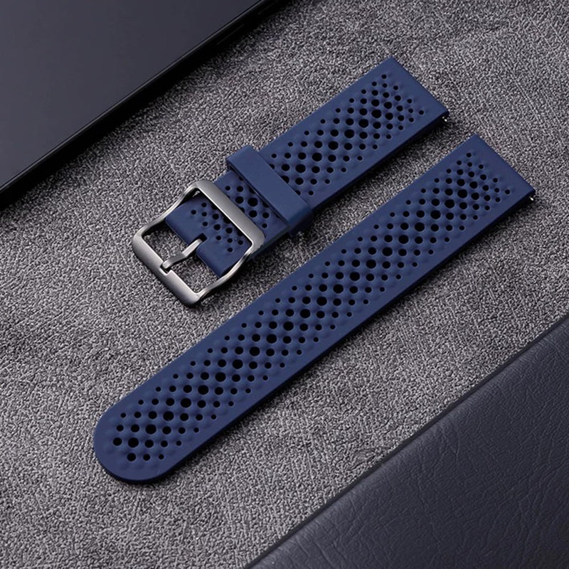 Lamshaw Compatible for Gard Pro Ultra 3 Bands, Quick Release Silicone band with Metal Buckle Compatible for Gard Pro Ultra 3, ULTRA 2+, HEALTH 3 48mm, 41mm, HEALTH 2+, 2 Smart Watch 2 Pack-1 22mm size band