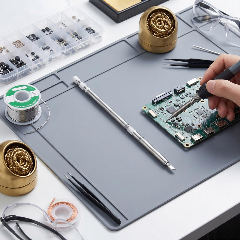  [AUSTRALIA] - YWBL-WH Soldering Iron Tips T12-KU Replaceable Iron Tool, T12 Soldering Hardware Tool, Soldering Iron Hair Hot Solder Tip | Fast Heating Red Copper Core, Anti-Corrosion Electroplated, Precise Heat Conduction for PCB Rework, Electronics Repair