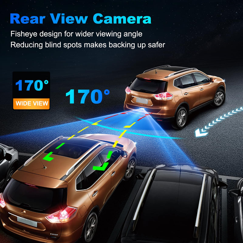 Rear View Backup Camera Compatible with Explorer 2011-2015, HD Night Vision | Parking assist reverse camera, Wide 170° viewing angle, Replaces OEM EB5Z-19G490-A BB5Z-19G490-A DB5Z-19G490-A, Waterproof
