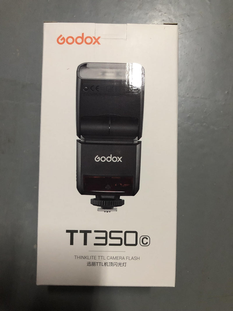 Godox TT350C Flash for Canon Camera, GN36 2.4G Wireless Canon Speedlight 1/8000s HSS Speedlite, Mini TTL External Flash for Photography