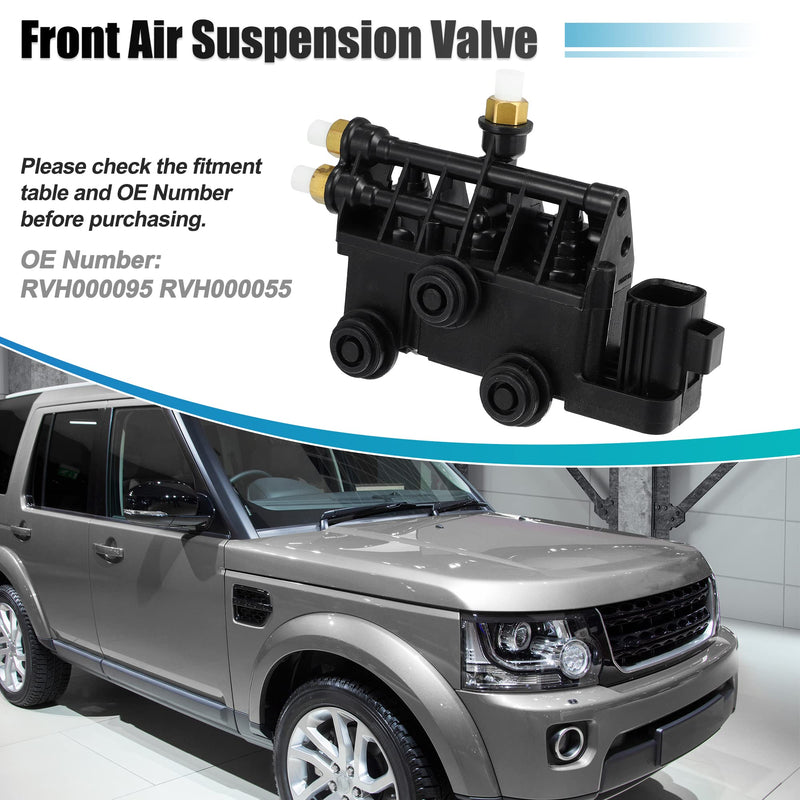 X AUTOHAUX RVH000095 Front Air Suspension EAS Valve Block Transfer Valve for Land Rover LR3 2005-2009 for Land Rover LR4 2010-2016 for Land Rover Range Rover Sport 2006-2013