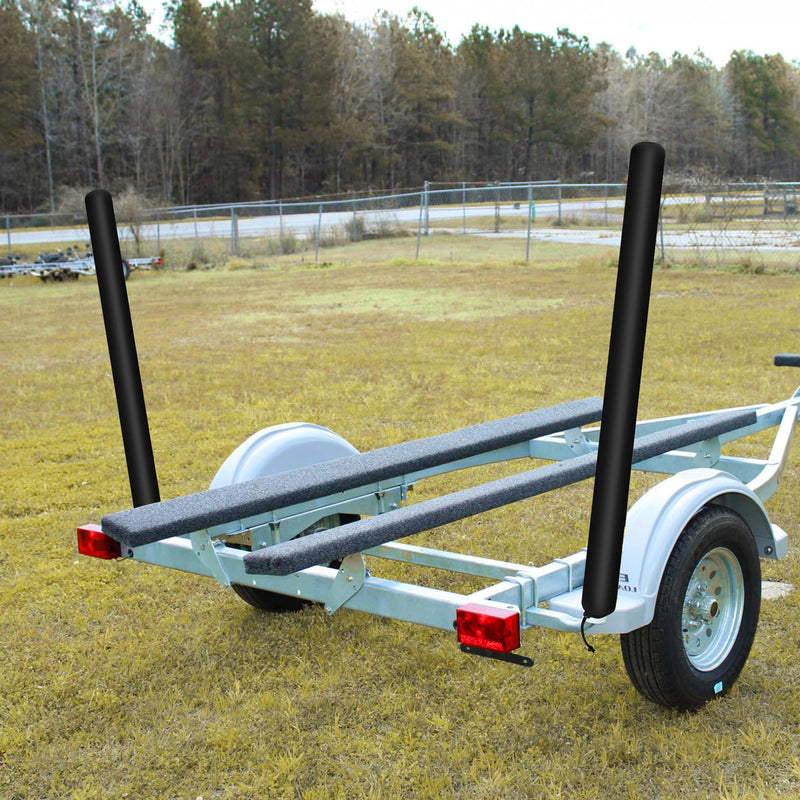 DECOHS 48 Inch Boat Trailer Guide Pole Cover- Neoprene Boat Trailer Guide Protective Cover- Heavy Duty Marine Trailer Guide Poles Cover for Jet Ski Boat Sailboat Trailer (Set of Two)