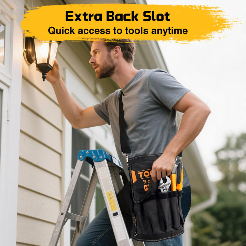 Fathers Day Gift for Husband Dad Men, Tool Bag Roll Up, Fathers Day Gift from Daughter Wife Son, Anniversary Birthday Gifts for Men Him, Portable Tool Storage for Mechanic Welding Electrician