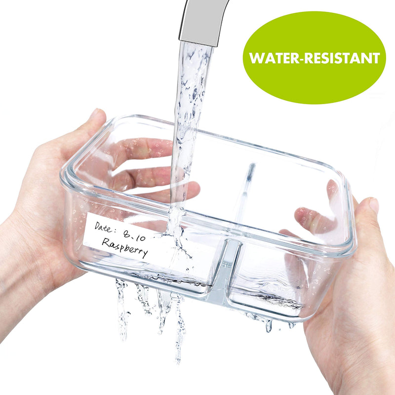 1000 Blank Removable Freezer Labels Water Oil Resistant with Perforation Line for Food Containers Jars Pantry Organization (Each Measures 1” x 3”) 1000-blank 1” x 3”