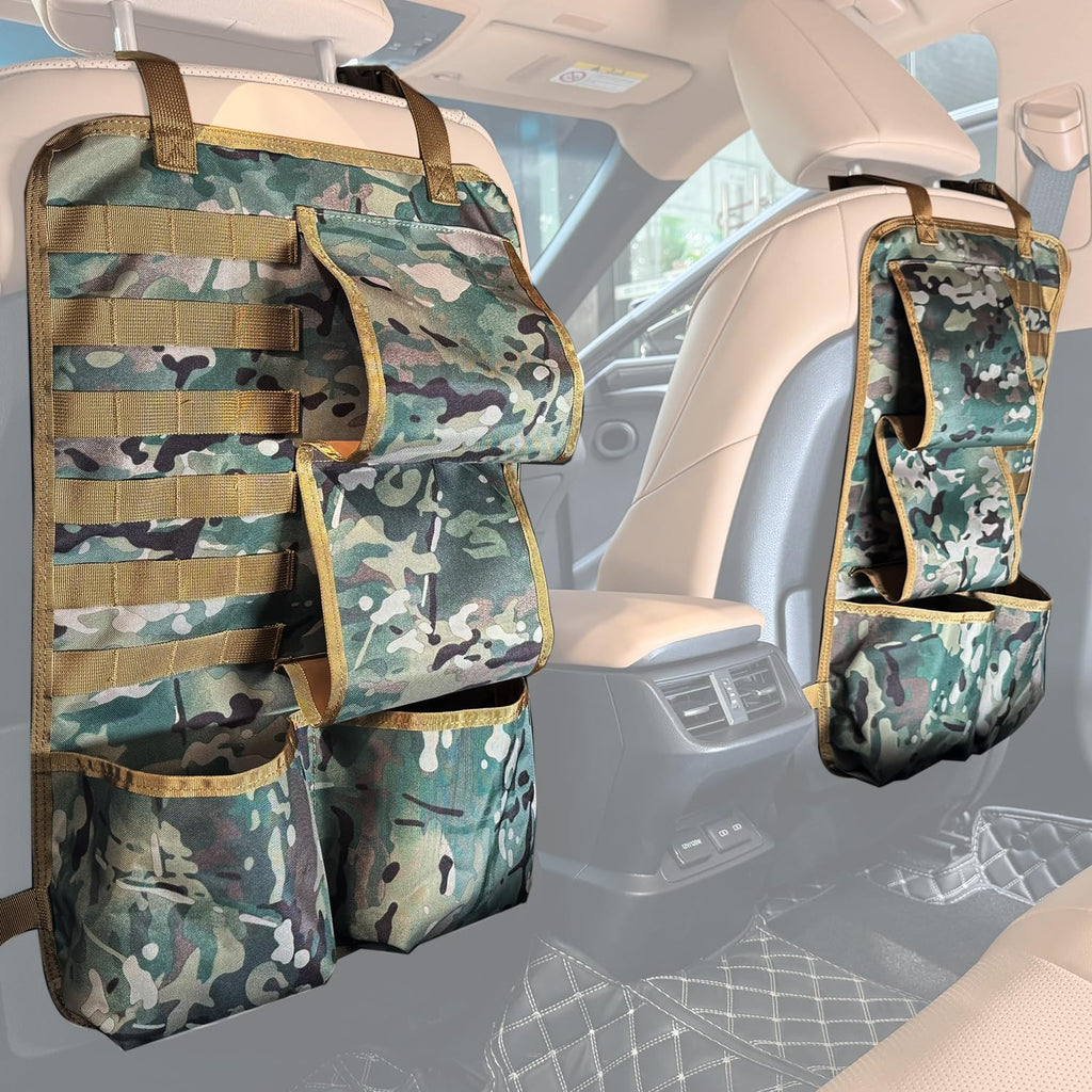 Automotive Gun Racks 2 PCS Heavy Duty Truck Gun Rack for Behind Seat | Secure Rifle Holder for Trucks | Universal Seat Back Gun Sling Storage for Easy Access camo