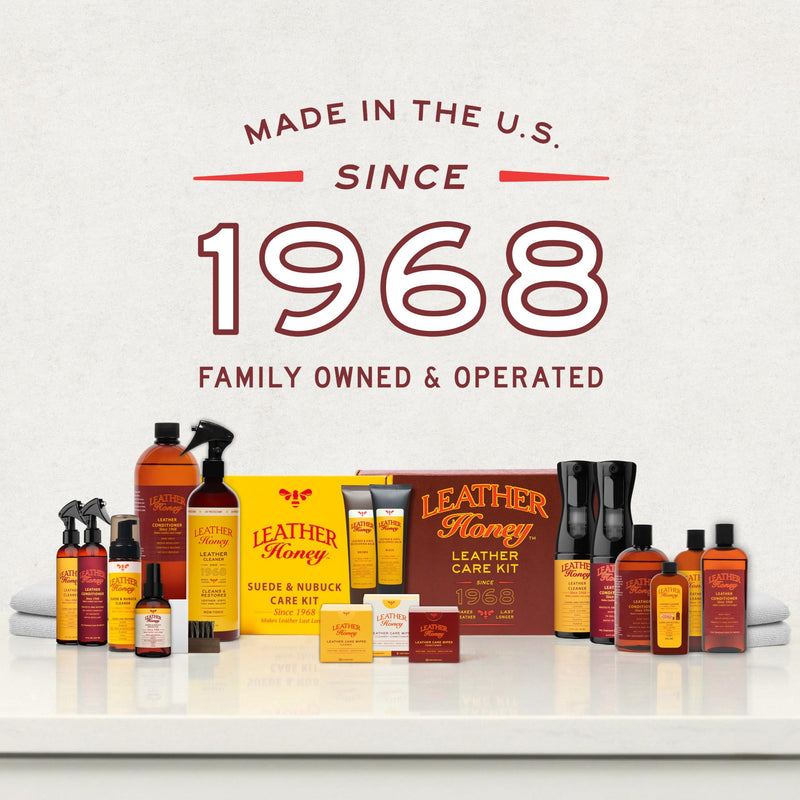 Leather Honey Best Leather Conditioner Since 1968. For Use on Leather Apparel, Furniture, Auto Interiors, Shoes, Bags and Accessories. Non-Toxic and Made in the USA! 16 Fl Oz (Pack of 1)