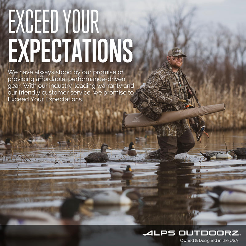 ALPS OutdoorZ Ducks Unlimited Guardian Backpack Dry Bag, 35L - Mossy Oak Original Bottomland