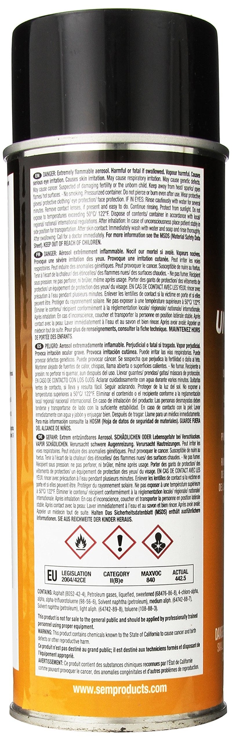 SEM 40463 Low VOC Undercoating Aerosol - 19.2 oz.
