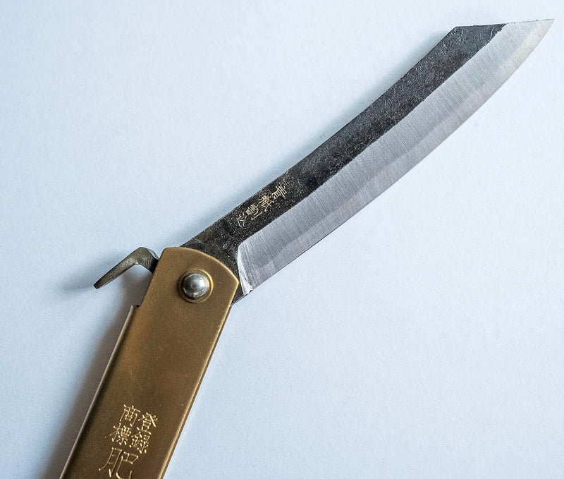 Higonokami Folding Knife – Blue Paper Steel 120mm