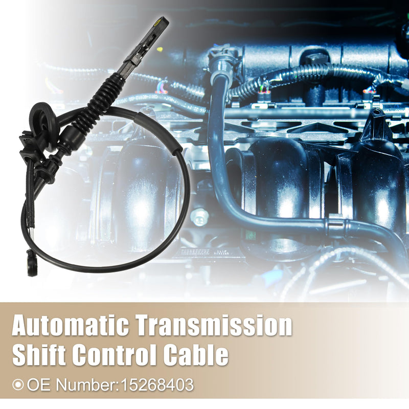 uxcell Automatic Transmission Shifter Cable Gear Shift Control Lever Selector Cable No.15268403 for Hummer H2 6.0L V8 2003-2007