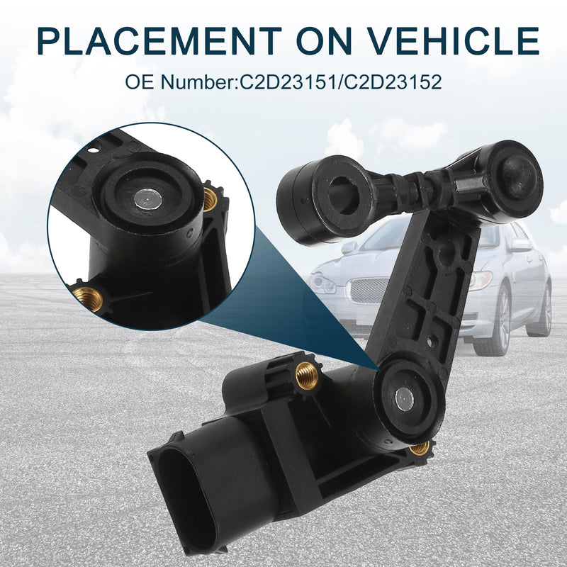 Air Suspension Ride Height Level Sensor for Jaguar XF No.C2D23151 | Front Left Right Height Level Sensor for Jaguar XJ 1 Pc