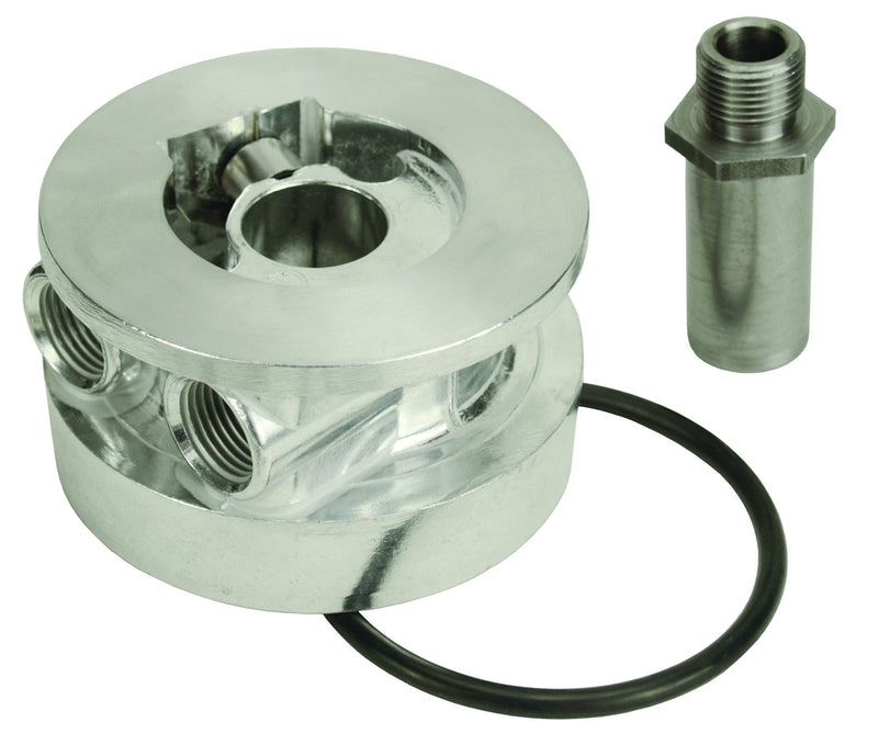 Derale 25720 GM Engine Sandwich Adapter Silver