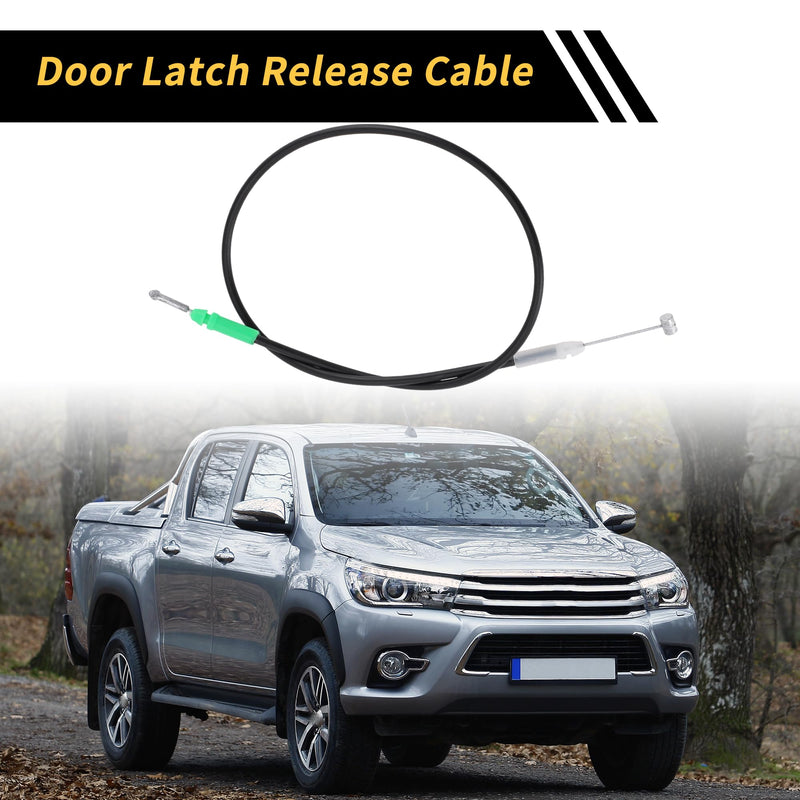 1 Pc Door Latch Release Cable for Toyota Tundra 2000-2006 Inside Door Handle Latch Cable Door Lock Cable No.697100C010 Black