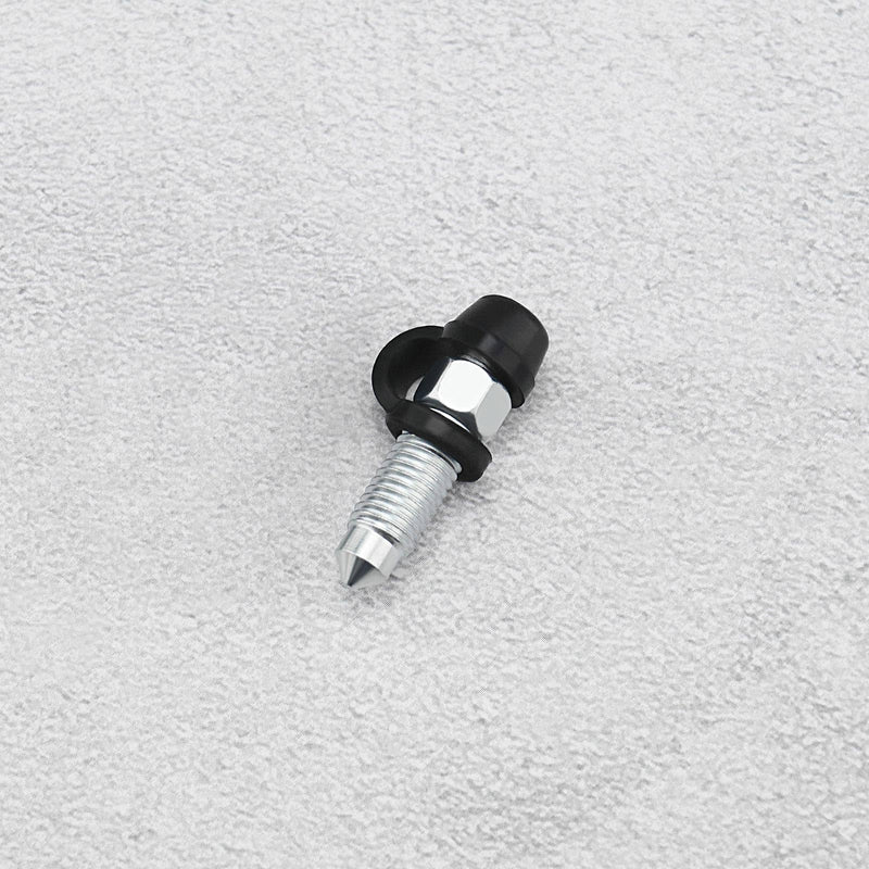 4 Sets Motorcycle Brake Caliper Bleed Screw Bleeding Bleed Nipple Screw M7x1mm with Dust Cap Compatible with Suzuki Compatible with Honda