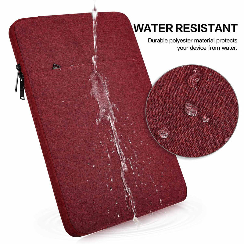 Laptop Case Sleeve 14 inch for HP Pavilion 14, HP Stream 14, HP Chromebook 14, Dell Inspiron 14, Lenovo Flex 5, Lenovo ideapad 14, ASUS Zenbook 14, Computer Sleeve 14.5 inch Carrying Bag -Wine Red Wine Red