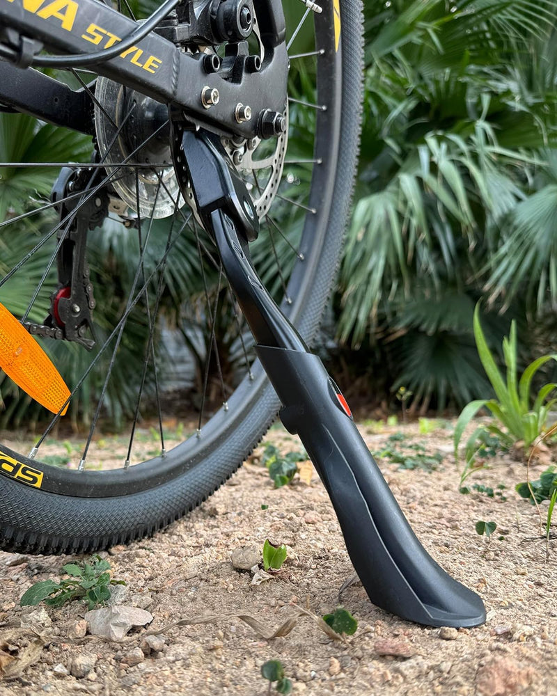 Wakano Bike Kickstand 24"-29", Adjustable Height Bike Stand for Adult Bike, Electric Bike, Mountain Bike, Fat Tire Bike, Motorcycle. Required 2 Holes In Bike Chainstay(40mm apart).