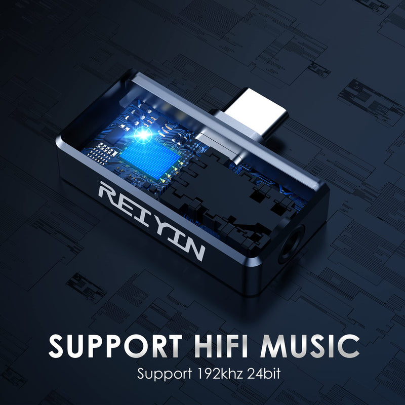 MCA1 Type-C DAC Audio Converter 192kHz 24bit Toslink Optical 3.5mm AUX Output External Sound Card