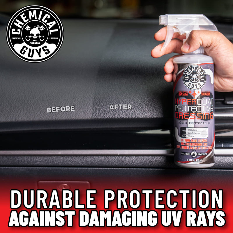 Chemical Guys TVD11116 G6 HyperCoat High Gloss Coating Protectant Sprayable Dressing (Works on Vinyl, Rubber, Plastic, Tires and Trim) Safe for Cars, Trucks, Motorcycles, RVs & More, 16 fl oz 16 Fl Oz (Pack of 1)