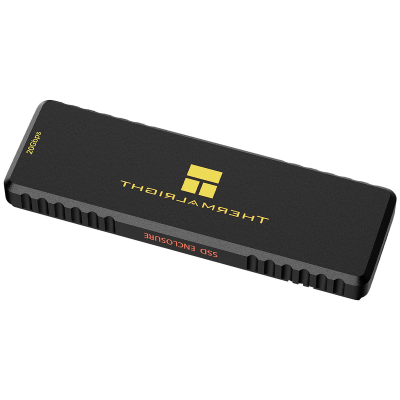 Thermalright EB107 PRO M.2 NVMe SSD Enclosure, Copper Heat Pipe Cooling | 20Gbps USB-C M.2 NVMe enclosure, aluminum alloy housing, 2230-2280 SSD support 20Gbps USB-C NVMe